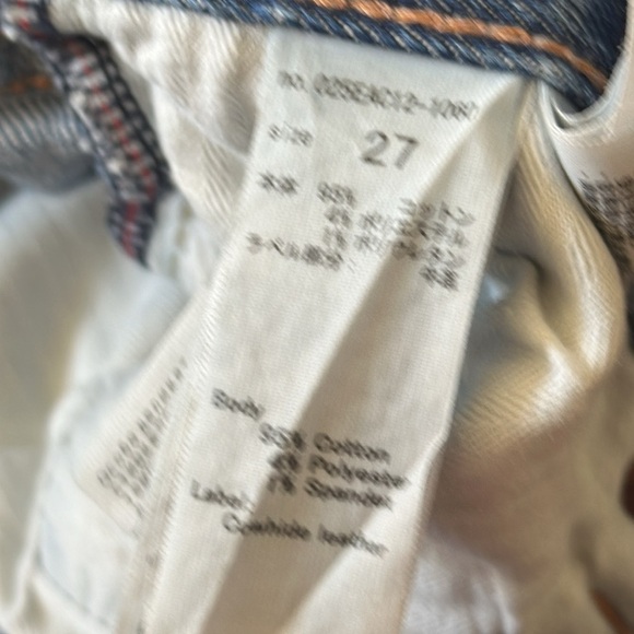 Moussy Vintage 27 jeans distressed ankle style 11” inseam 28” great condition - Picture 4 of 6